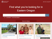 Tablet Screenshot of easternoregonmarketplace.com